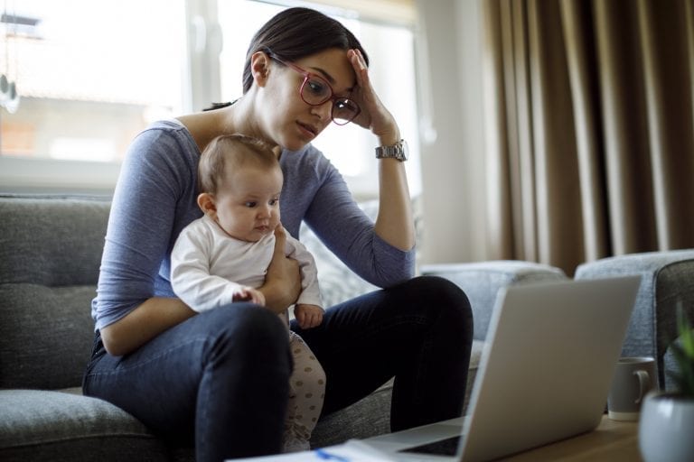 Postpartum depression is more than the baby blues.
