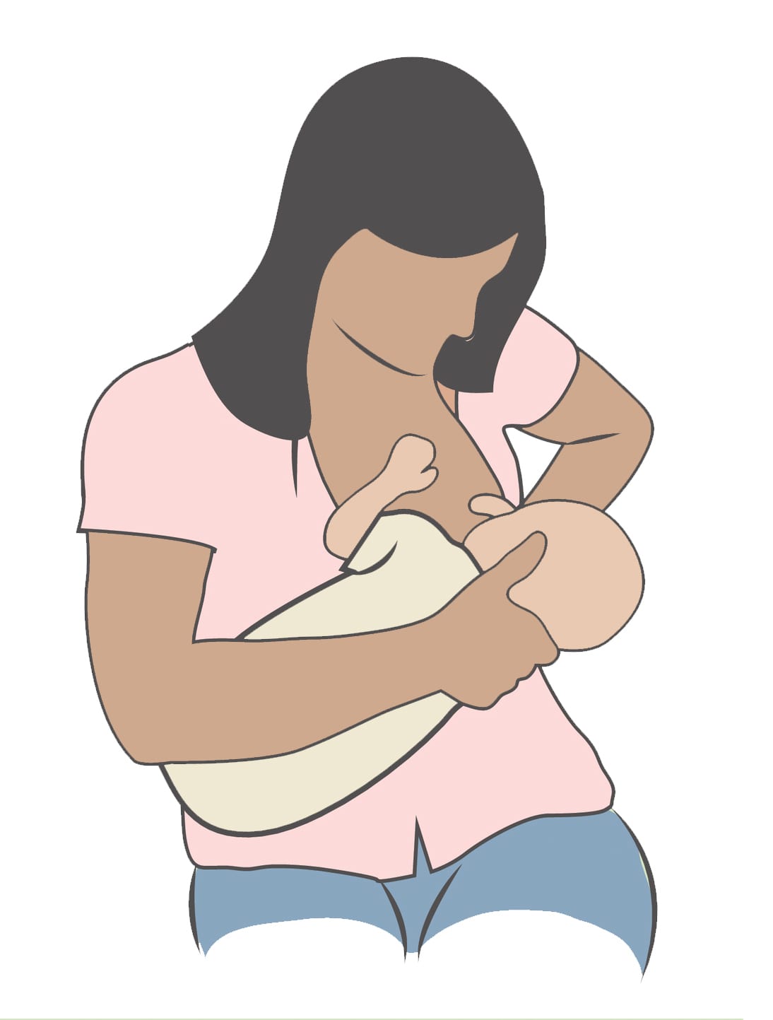 cradle breastfeeding