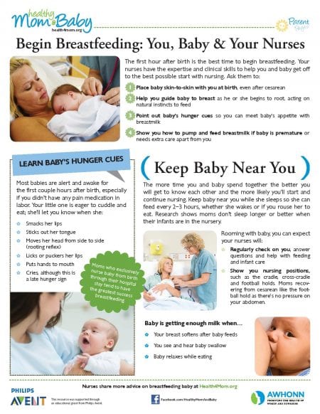 Breastfeeding Basics: You, Your Baby & Your Nurses - Healthy Mom & Baby
